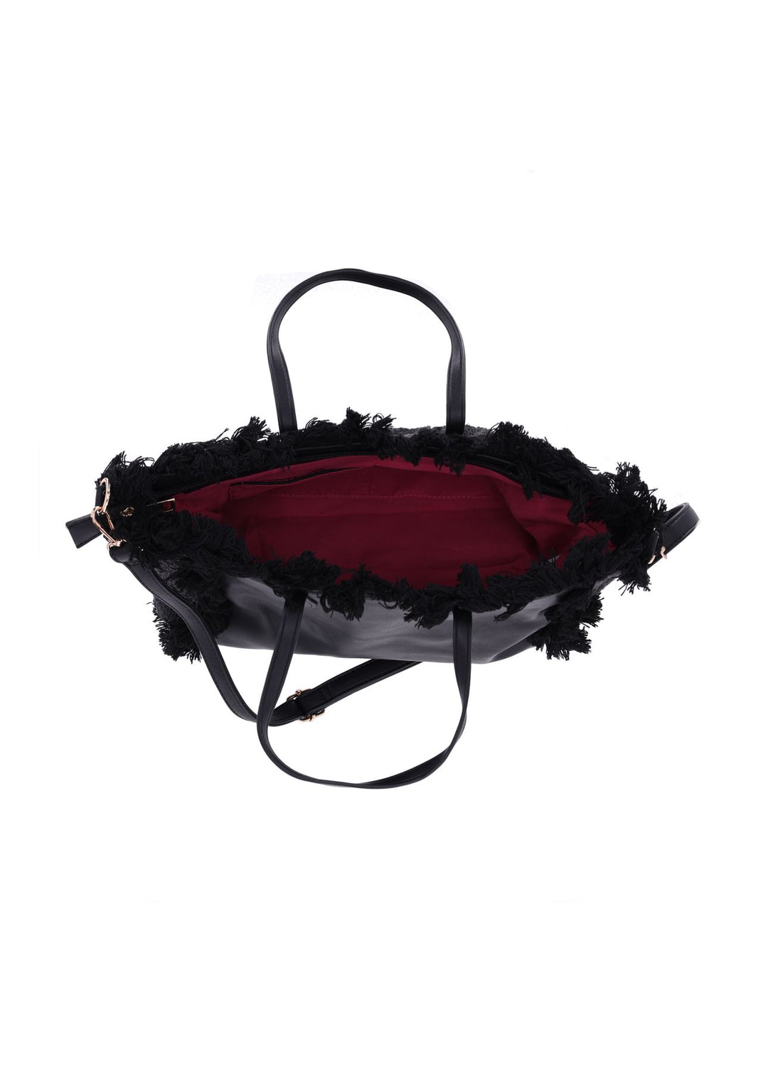 Splash of Color Strick-Tasche Kunstleder