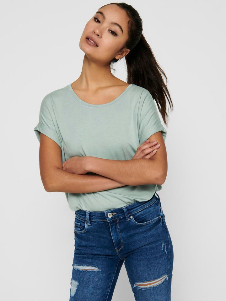 ONLY Monster Kurzarm Top Rundhals