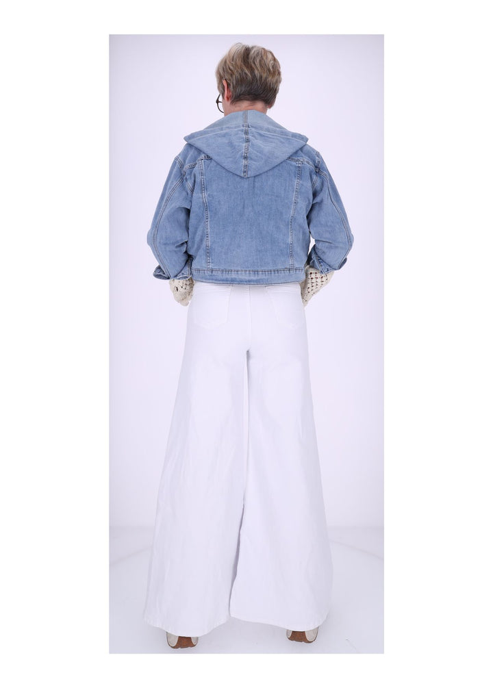 Splash of Color Damen Jeans weites Bein