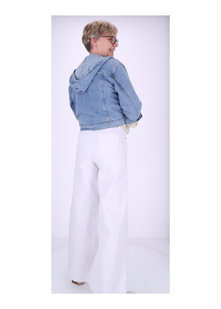 Splash of Color Damen Jeans weites Bein