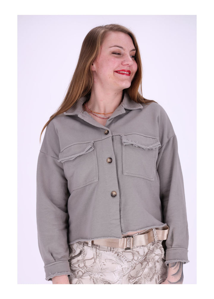 Splash of Color Damen Sweatjacke geknöpft