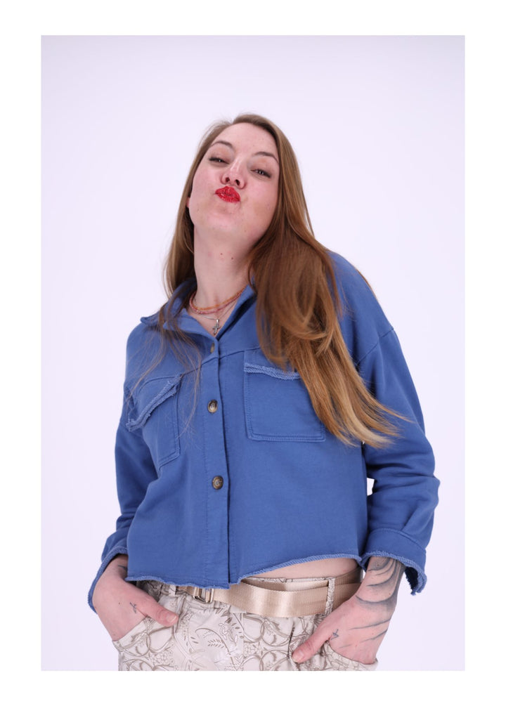 Splash of Color Damen Sweatjacke geknöpft