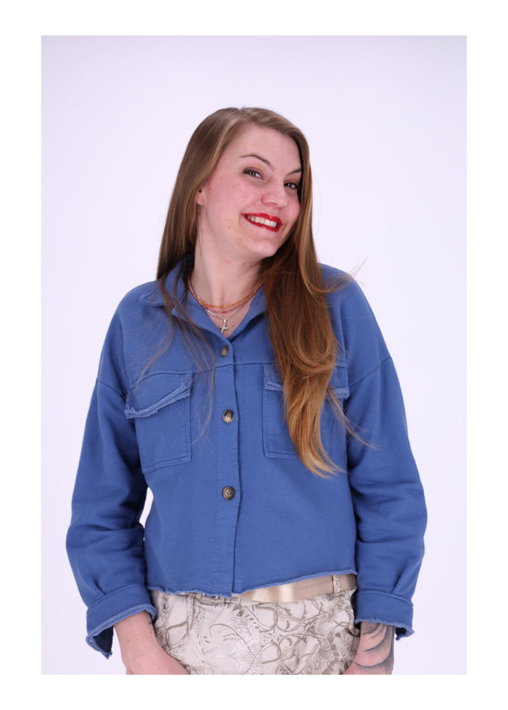 Splash of Color Damen Sweatjacke geknöpft