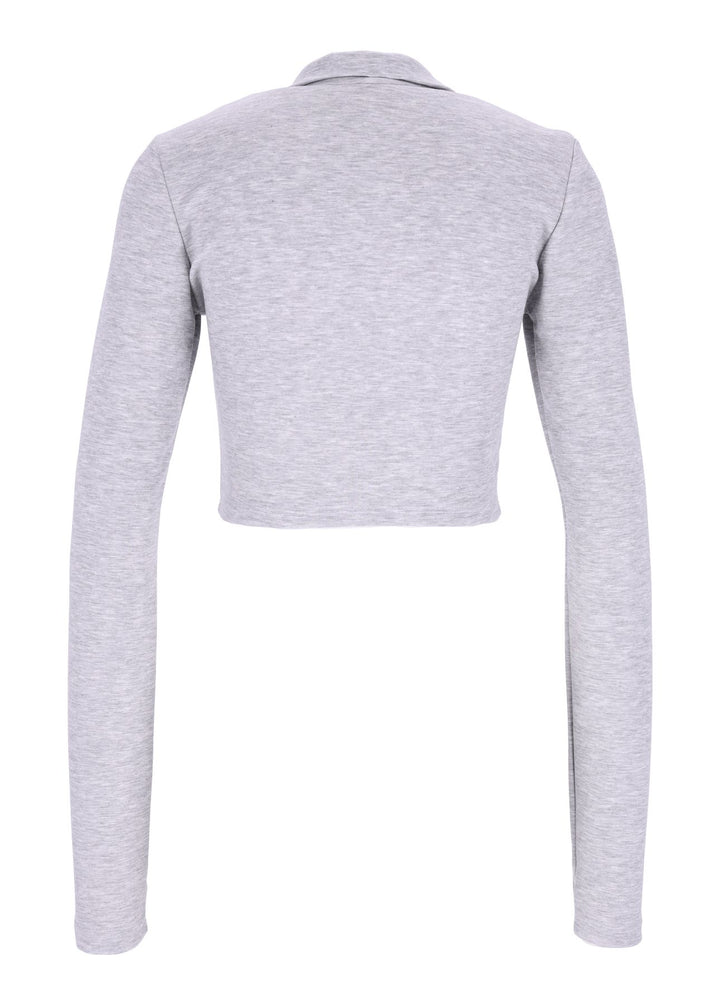 Damen Sweatjacke Stehkragen Splash of Color