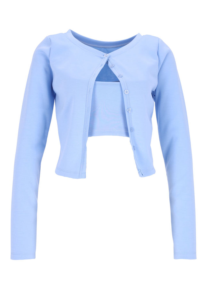 Splash of Color Damen Set Top Jacke