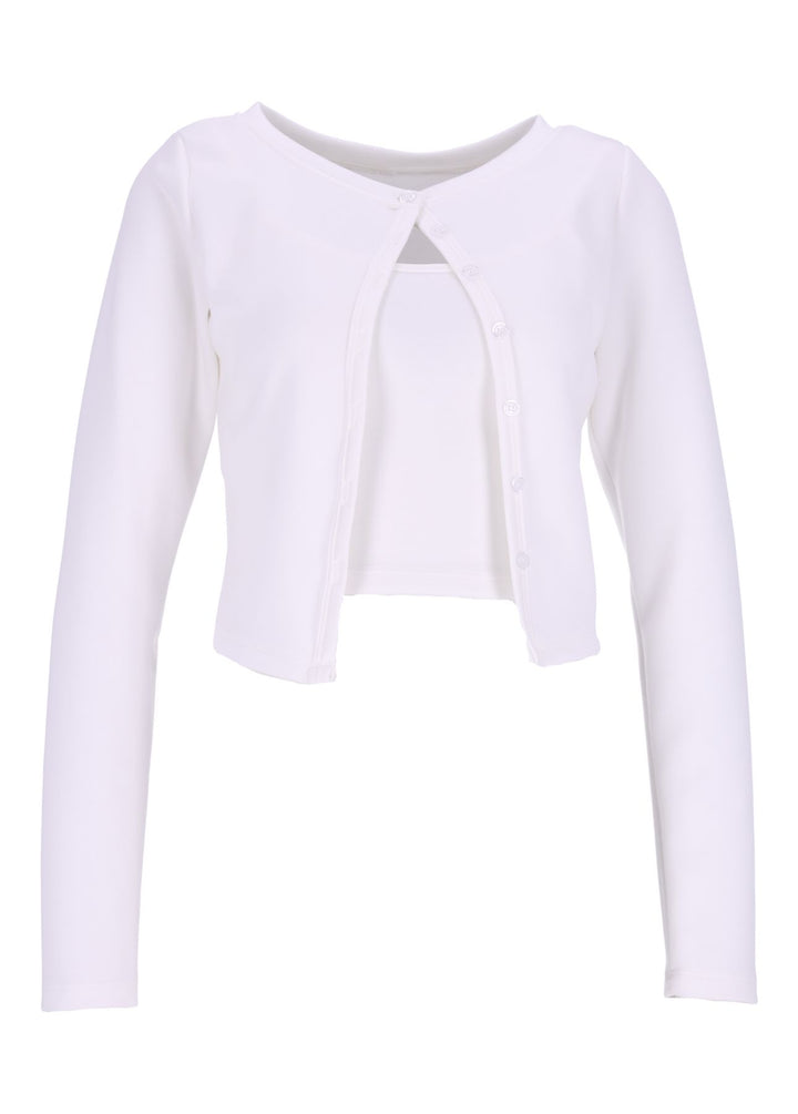 Splash of Color Damen Set Top Jacke