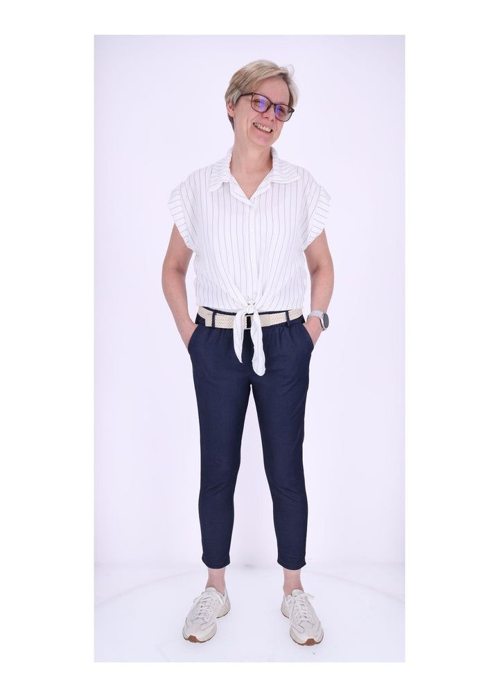 Splash of Color Damen Hose mit Gürtel
