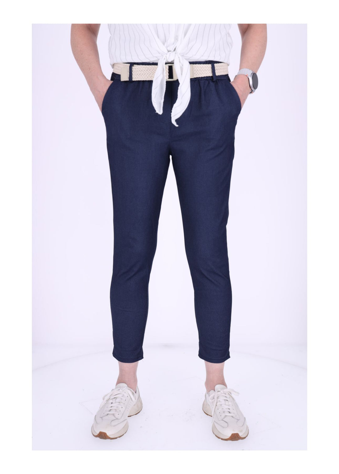 Splash of Color Damen Hose mit Gürtel