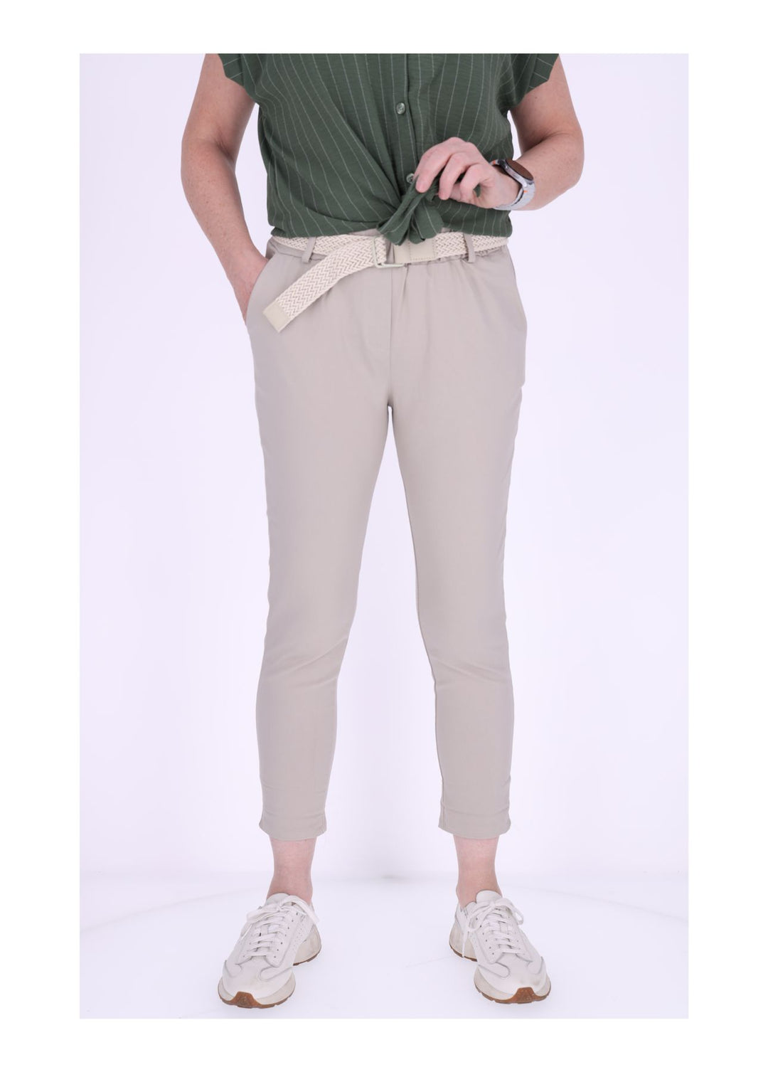 Splash of Color Damen Hose mit Gürtel