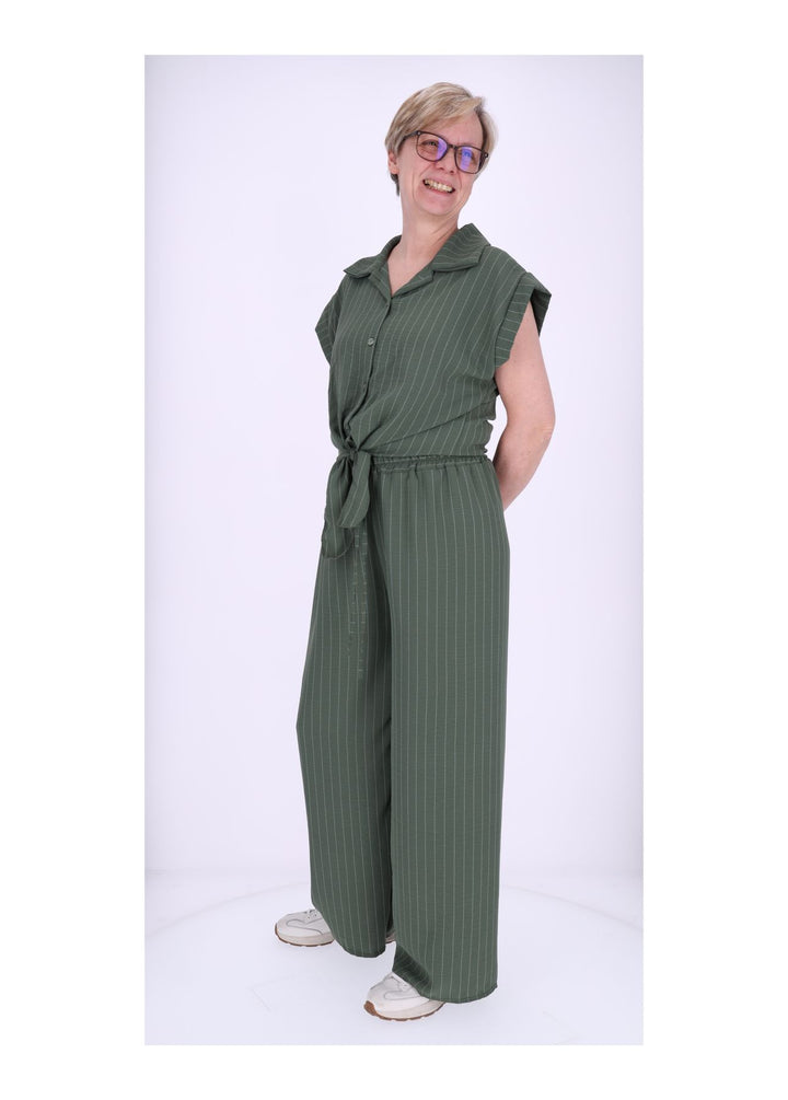 Splash of Color Damen Hose Nadelstreifen
