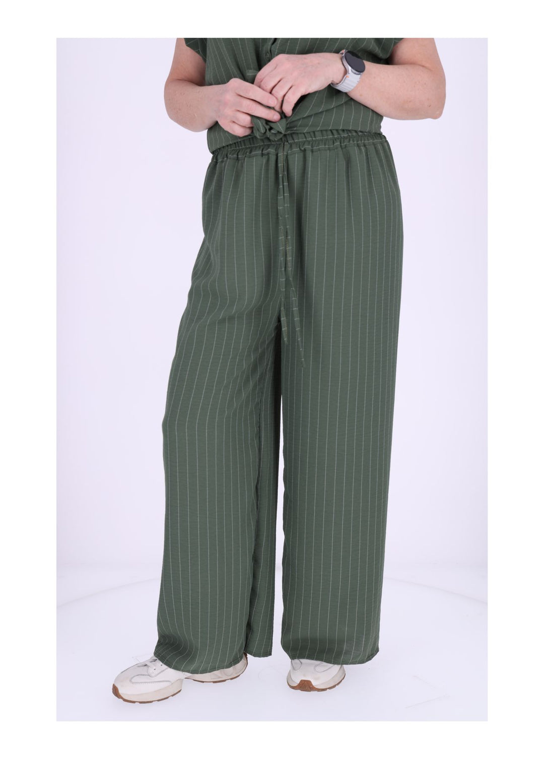 Splash of Color Damen Hose Nadelstreifen