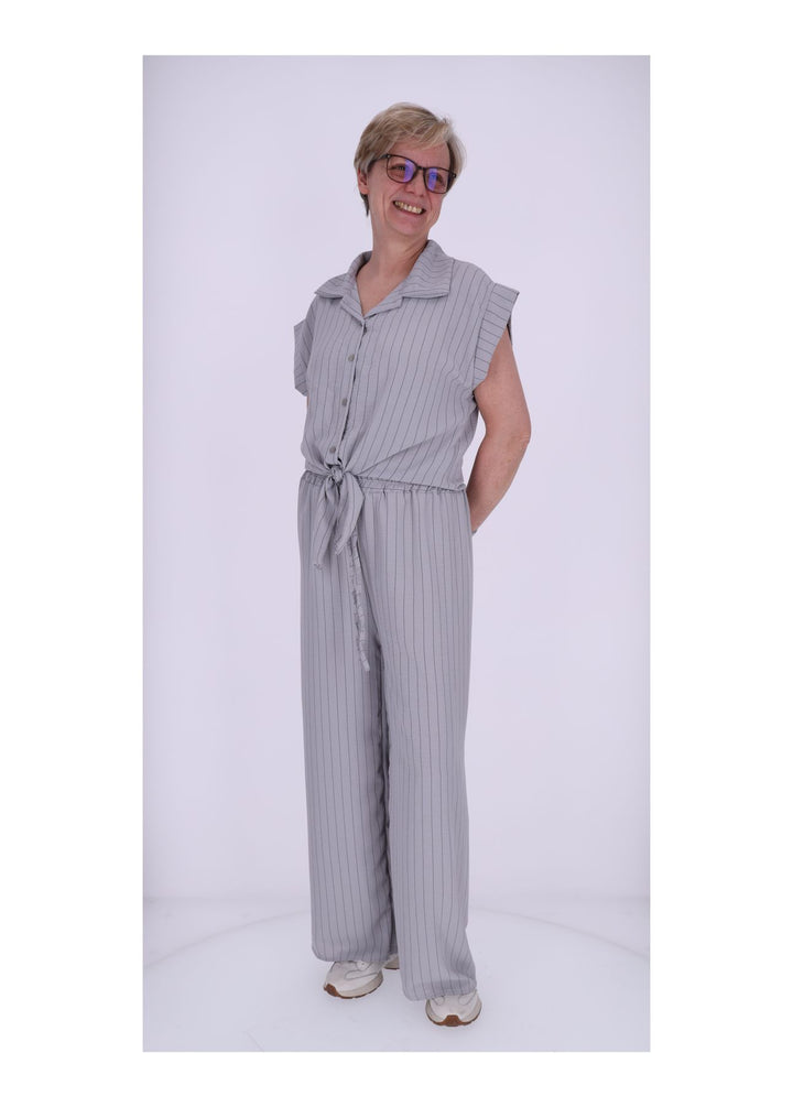 Splash of Color Damen Hose Nadelstreifen