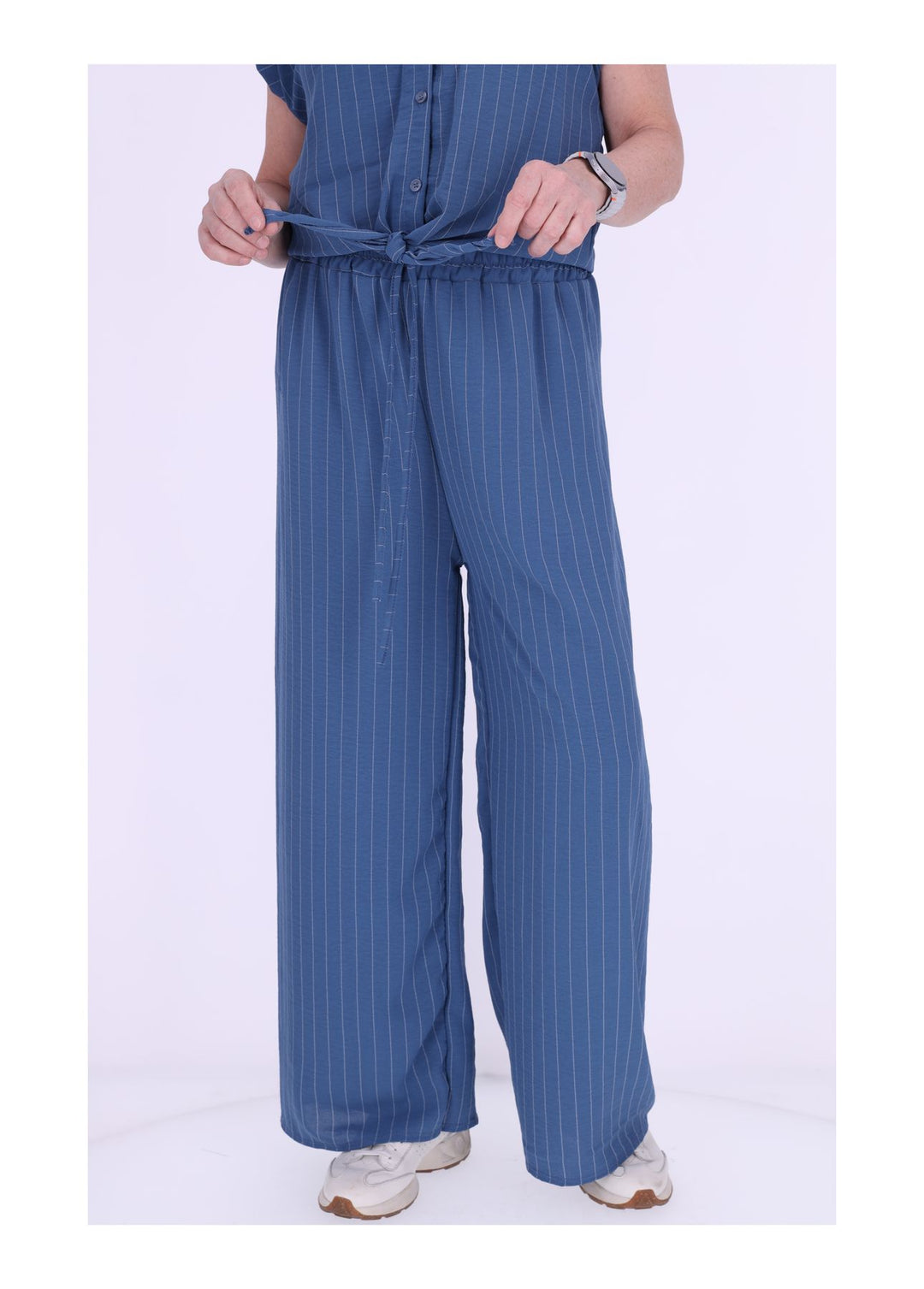Splash of Color Damen Hose Nadelstreifen