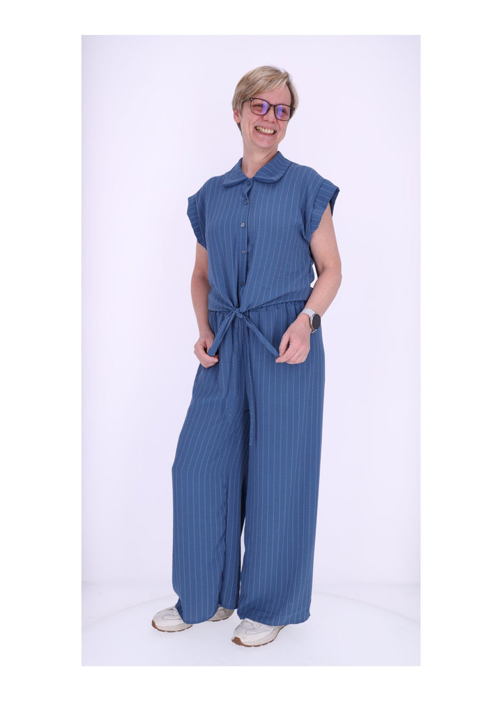 Splash of Color Damen Hose Nadelstreifen
