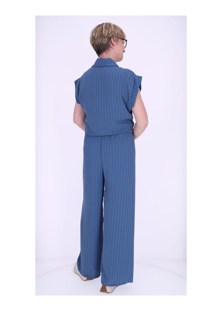 Splash of Color Damen Hose Nadelstreifen