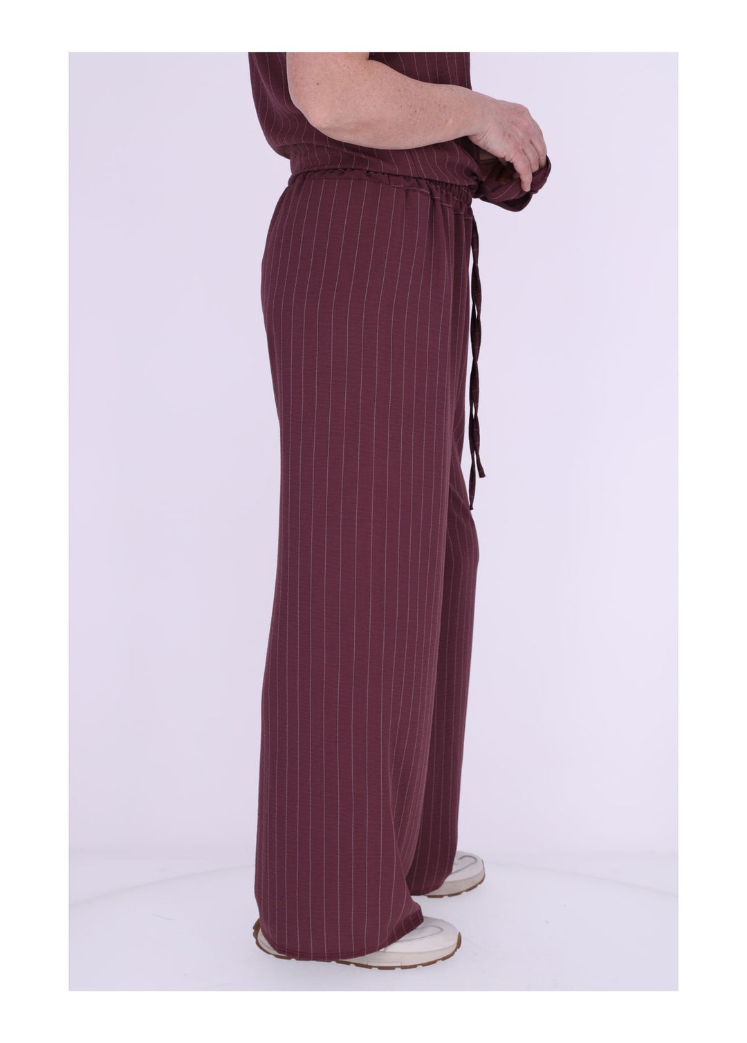 Splash of Color Damen Hose Nadelstreifen