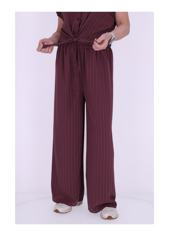 Splash of Color Damen Hose Nadelstreifen