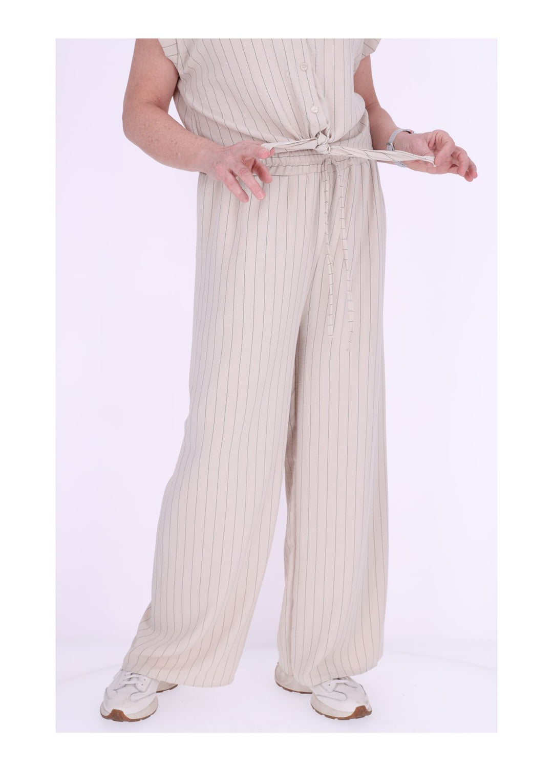 Splash of Color Damen Hose Nadelstreifen