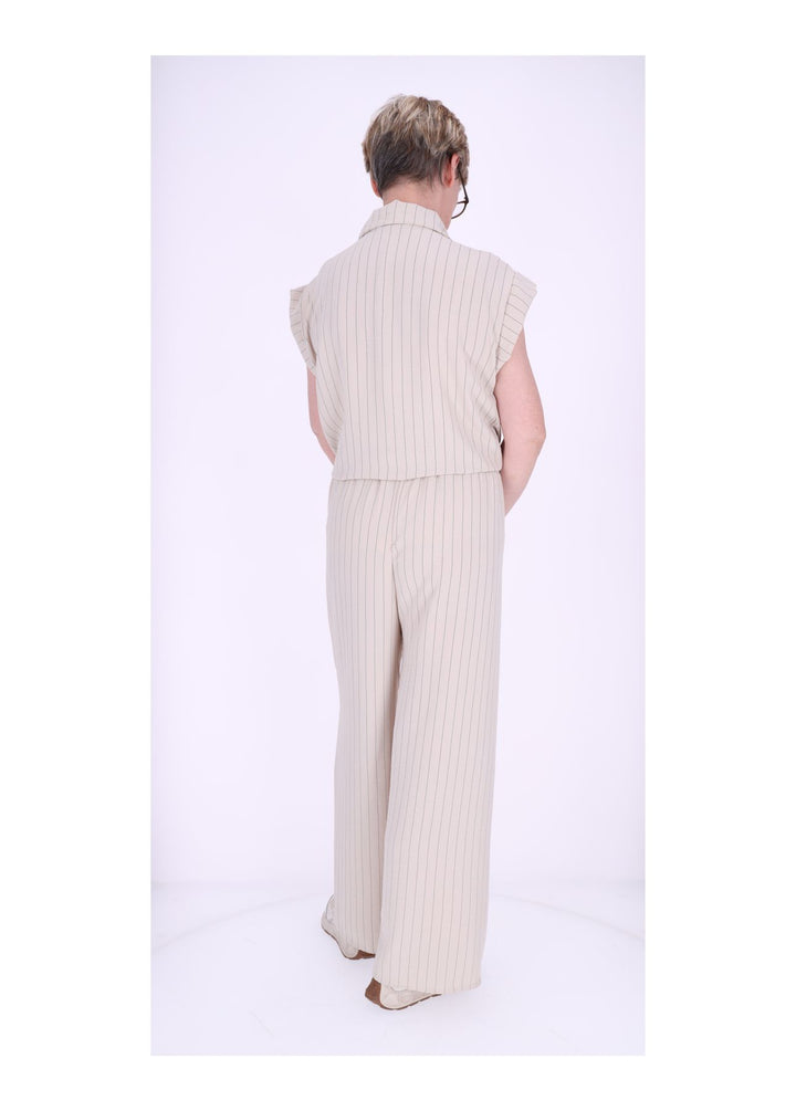 Splash of Color Damen Hose Nadelstreifen