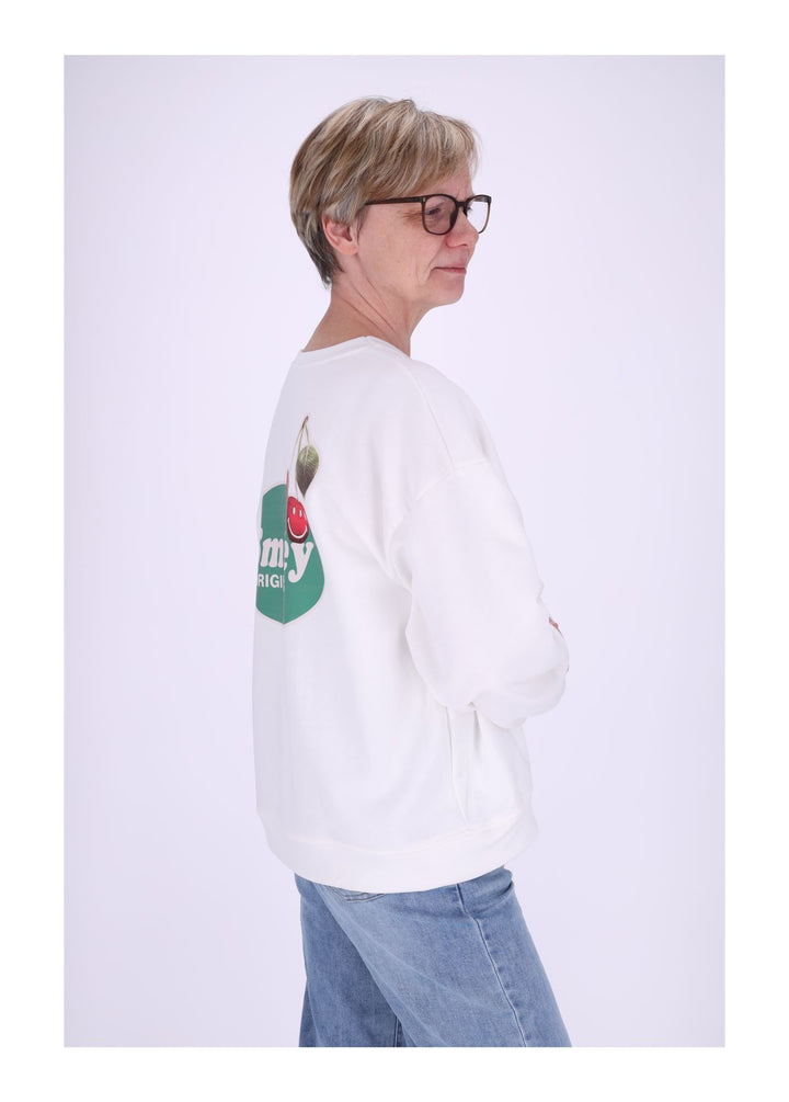 Splash of Color Damen Sweatshirt Kirschen