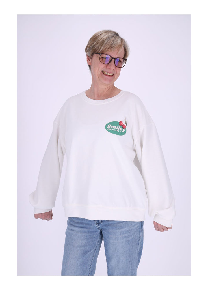 Splash of Color Damen Sweatshirt Kirschen
