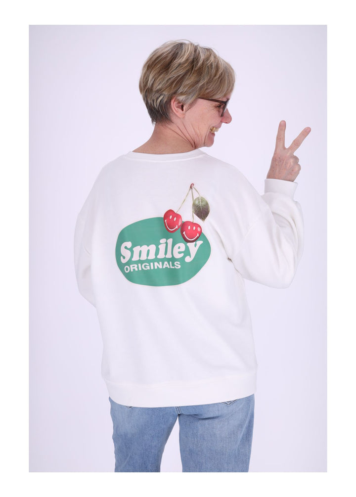 Splash of Color Damen Sweatshirt Kirschen