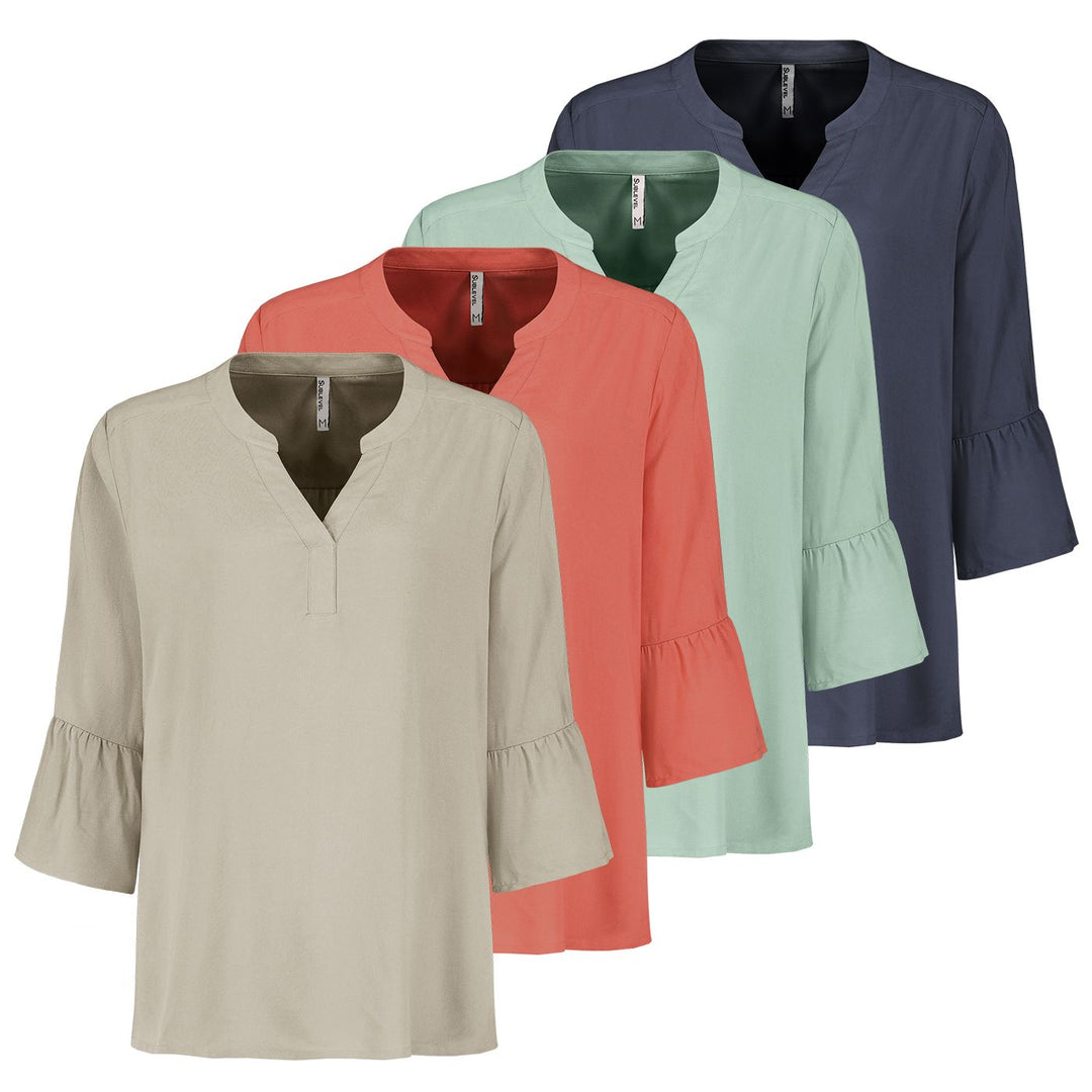 Authentic Style Bluse 3/4-Ärmel