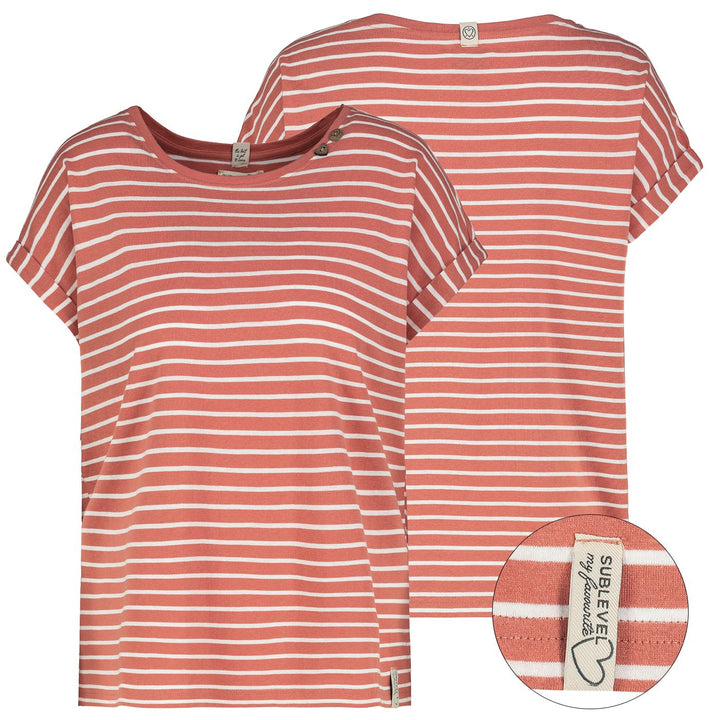 Authentic Style Damen T-Shirt gestreift
