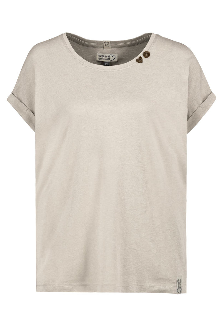 Authentic Style Damen T-Shirt weit Rundhals