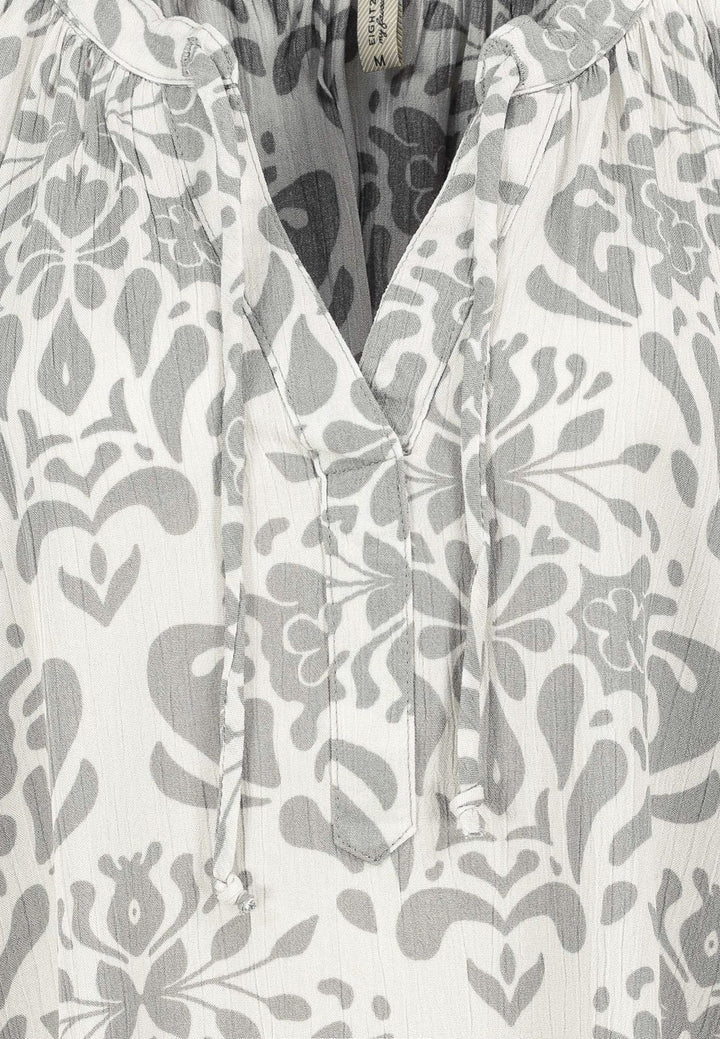 Authentic Style Bluse Kurzarm Viskose