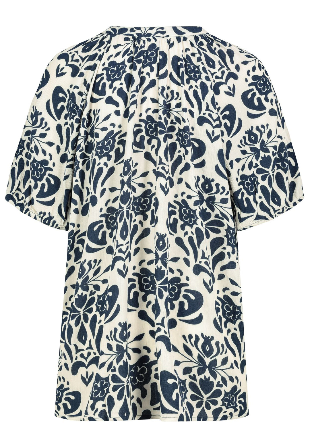 Authentic Style Bluse Kurzarm Viskose