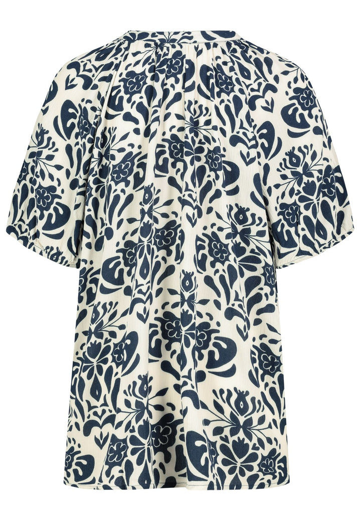 Authentic Style Bluse Kurzarm Viskose