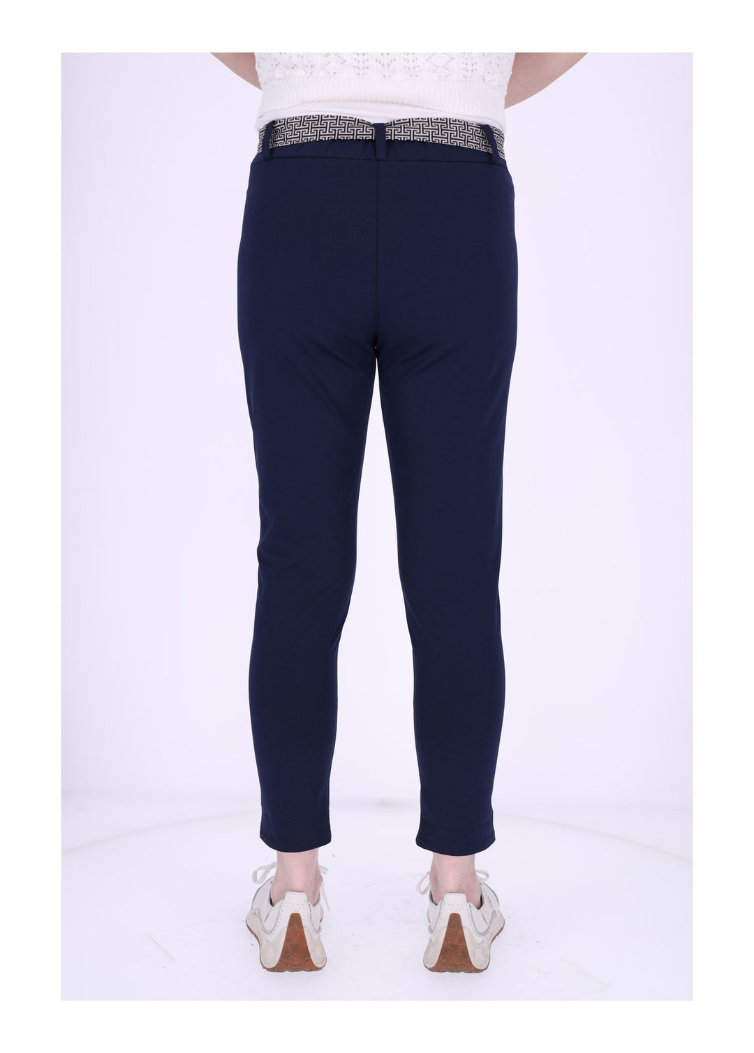 Damen Hose Splash of Color mit Gürtel