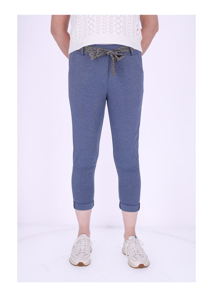 Damen Hose Splash of Color mit Gürtel