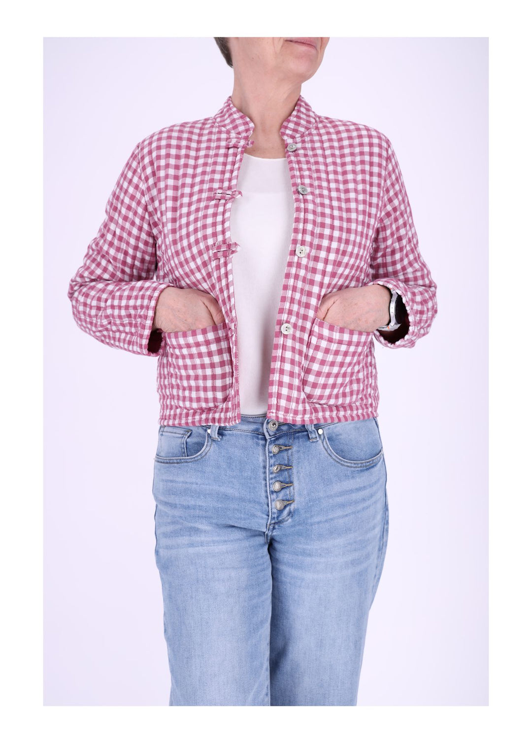 Damen Sweatjacke Splash of Color