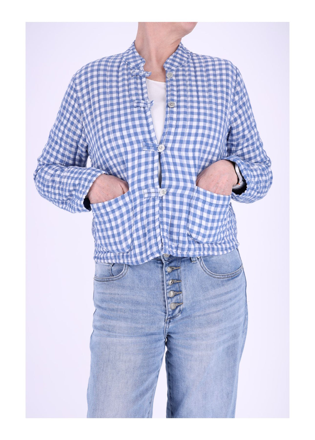 Damen Sweatjacke Splash of Color