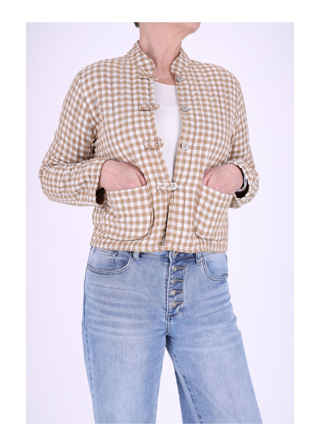 Damen Sweatjacke Splash of Color