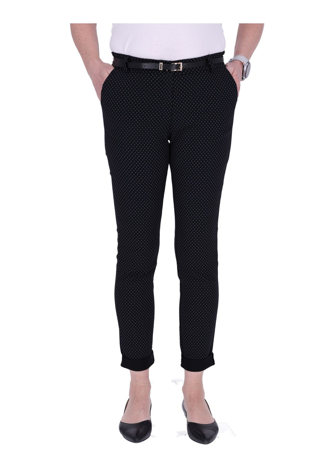 Damen Hose New Print Splash of Color