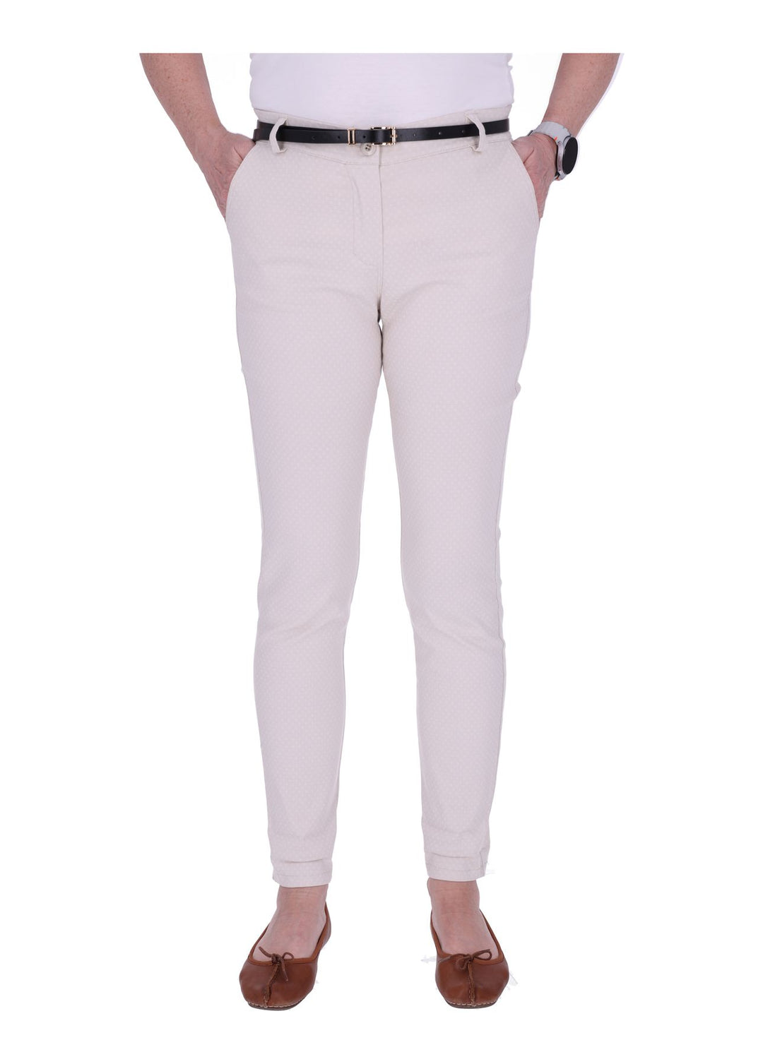 Damen Hose New Print Splash of Color
