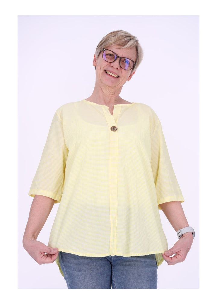 Splash of Color Damen Blusenshirt Karo