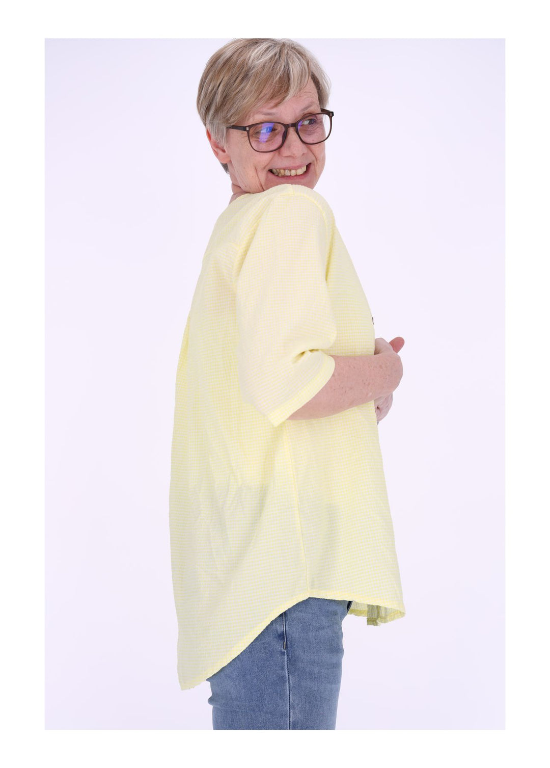 Splash of Color Damen Blusenshirt Karo