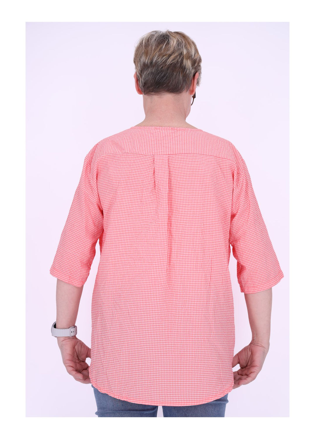 Splash of Color Damen Blusenshirt Karo