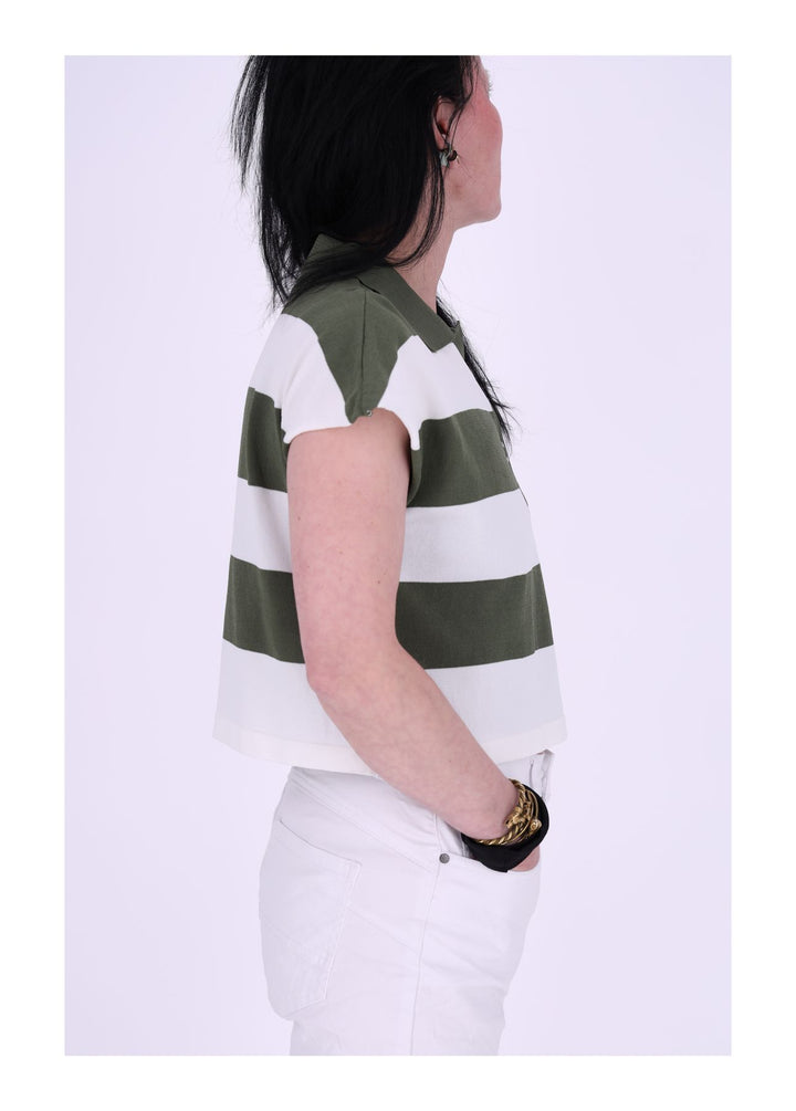 Splash of Color Poloshirt Blockstreifen