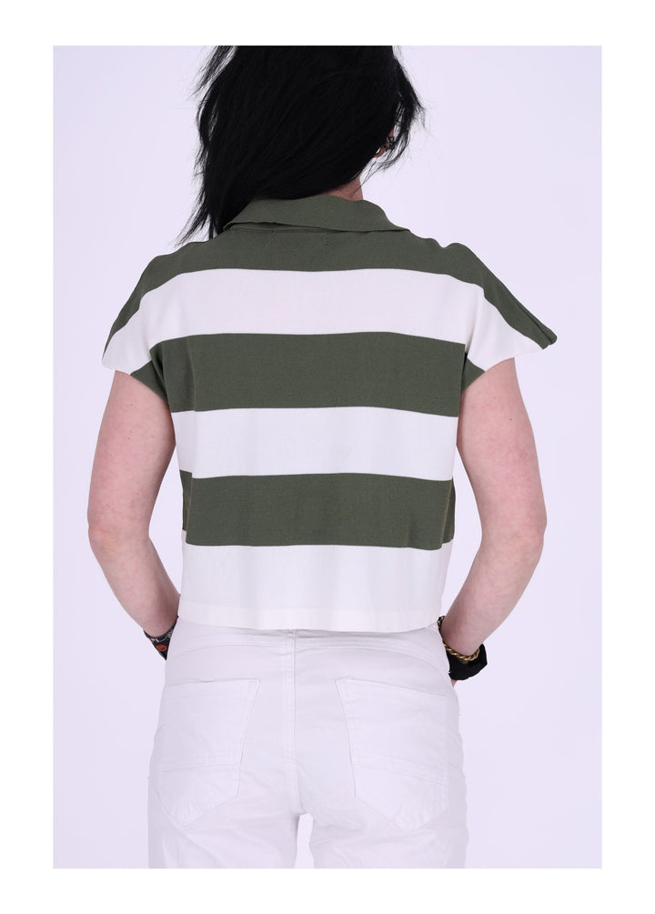 Splash of Color Poloshirt Blockstreifen