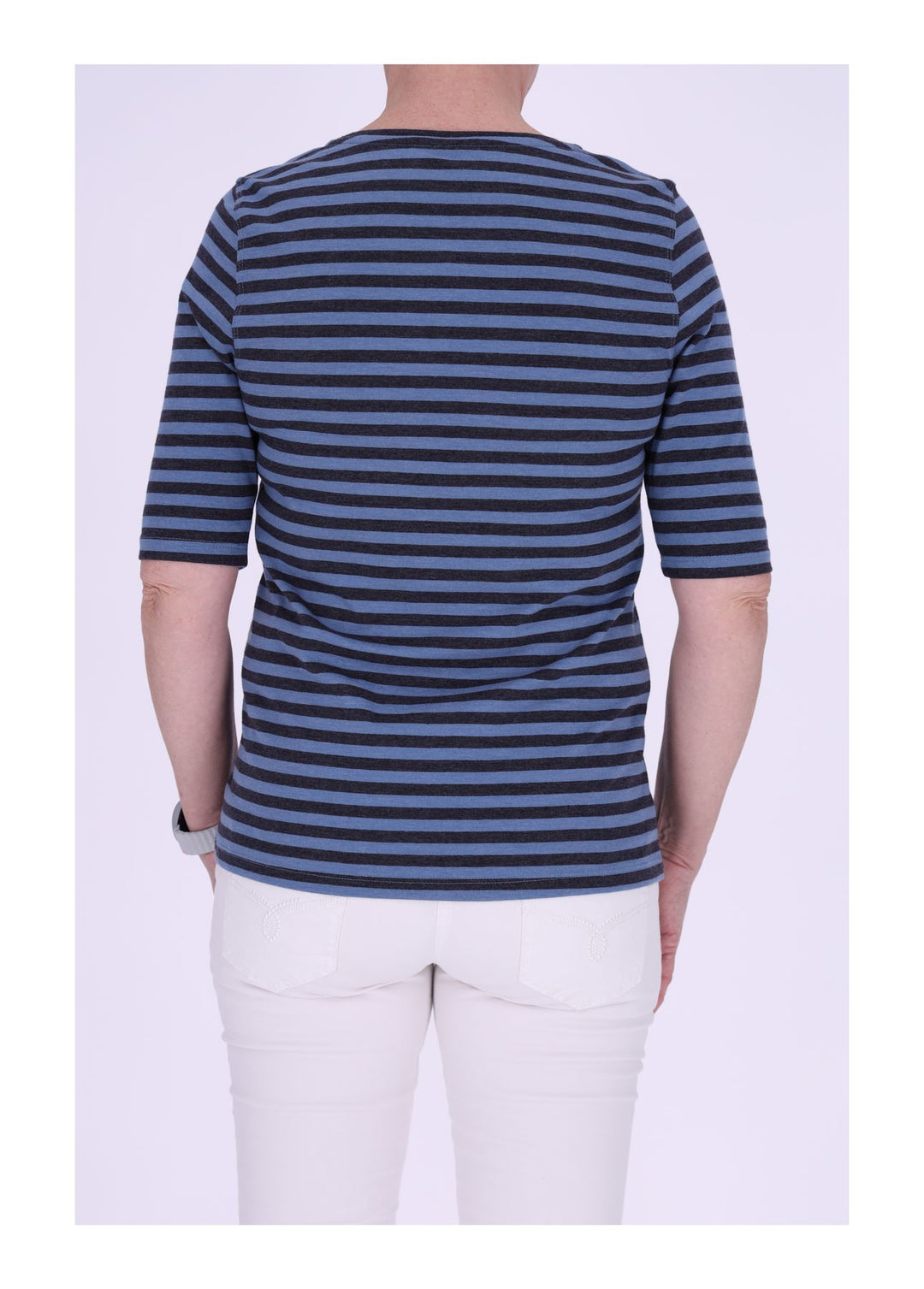 TARA M Damen T-Shirt Streifen