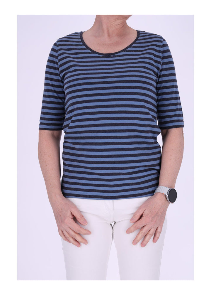 TARA M Damen T-Shirt Streifen