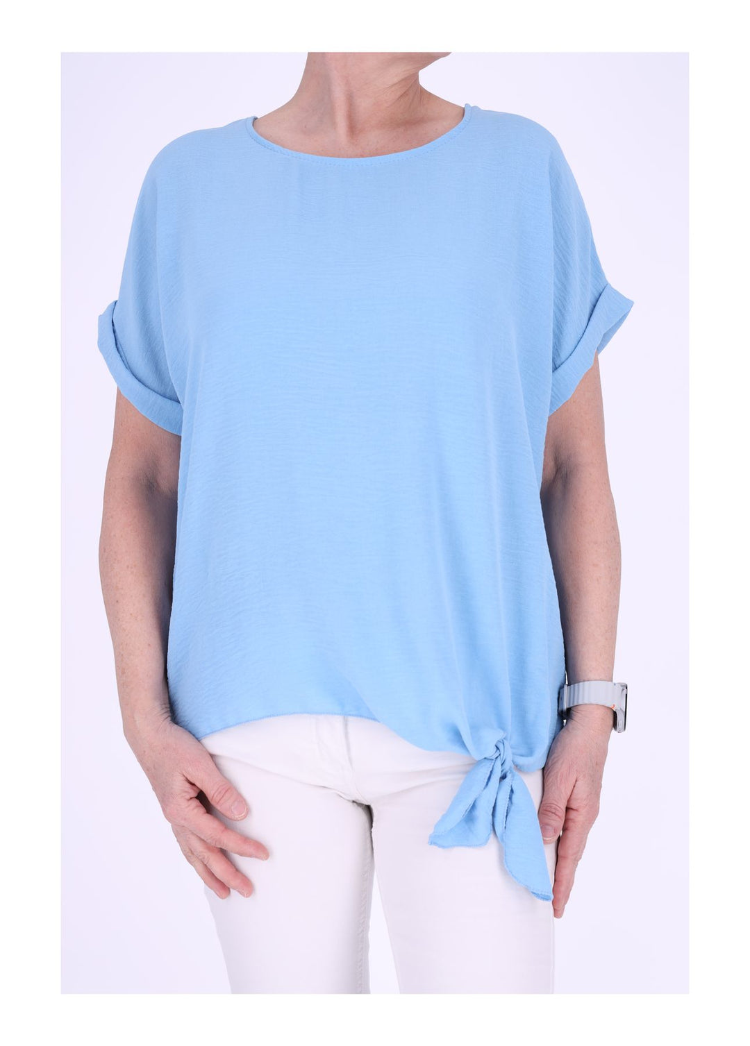 Splash of Color Damen T-Shirt zum Binden