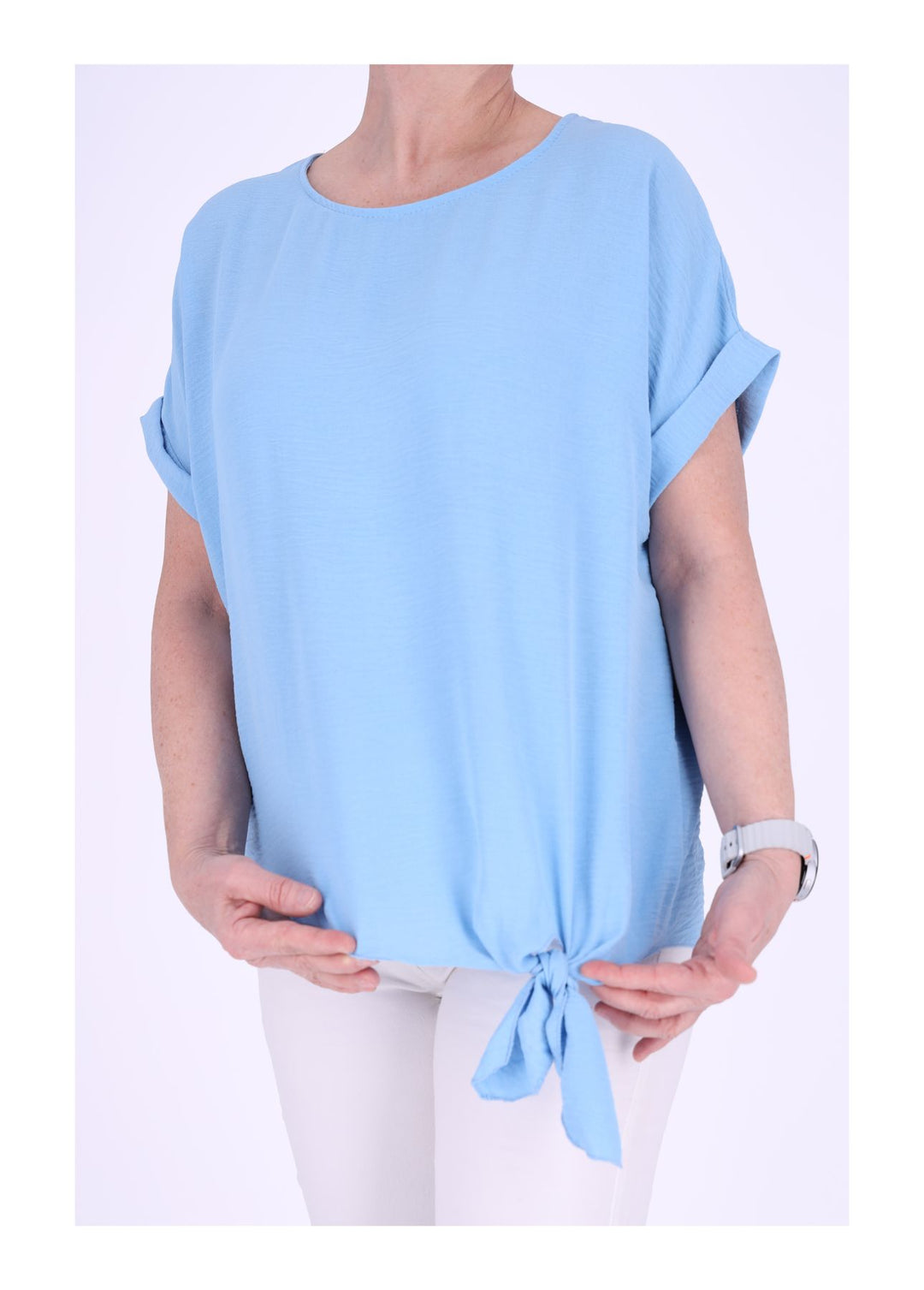 Splash of Color Damen T-Shirt zum Binden