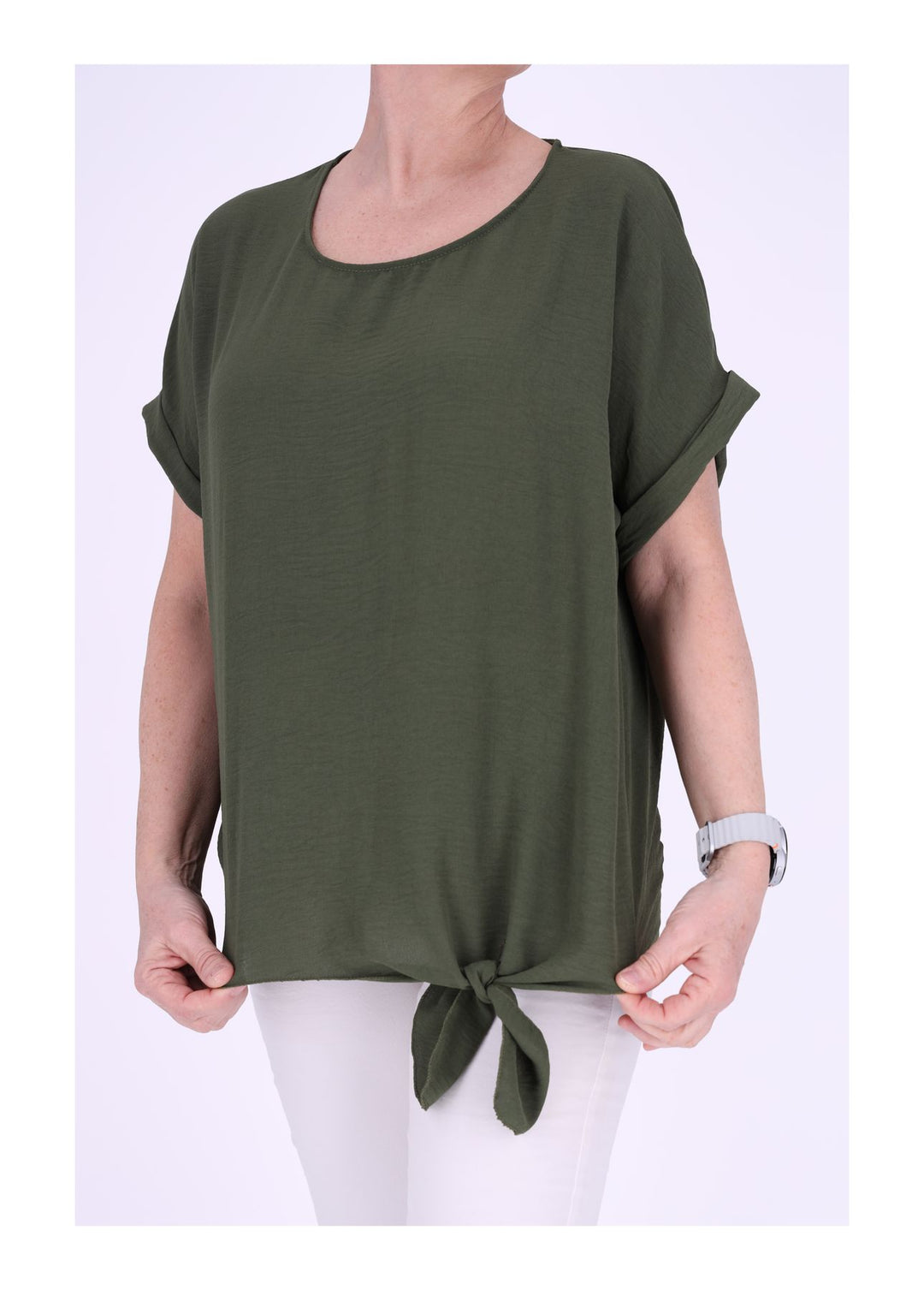 Splash of Color Damen T-Shirt zum Binden