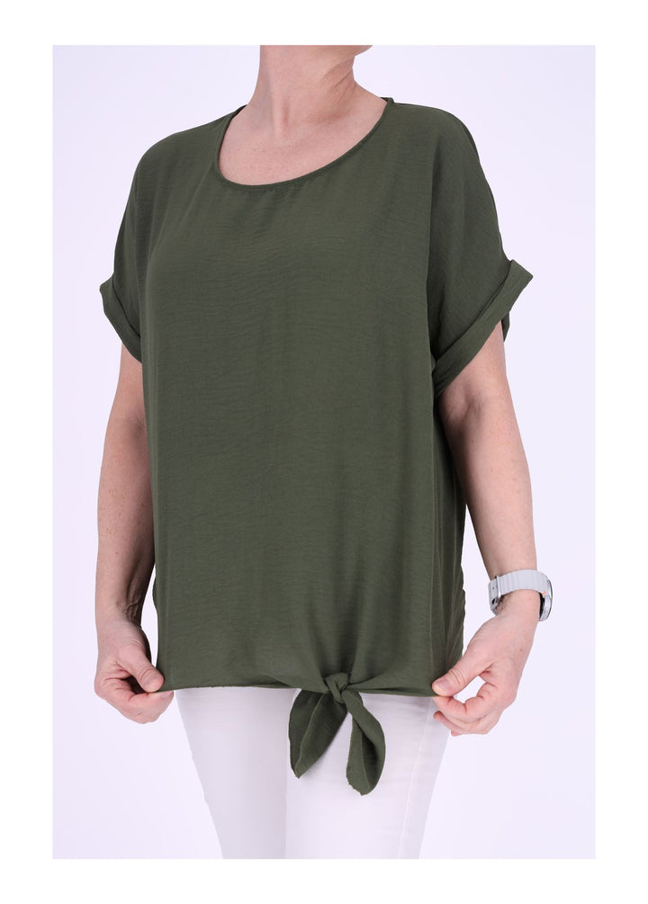 Splash of Color Damen T-Shirt zum Binden